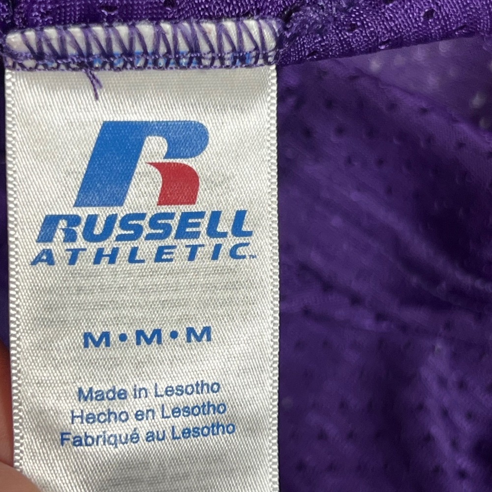 Lakers Reversible Jersey Dennys Promo NBA Basketball Sleeveless Purple White M - Picture 4 of 10